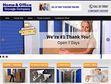 Tablet Screenshot of homeandofficestorage.com
